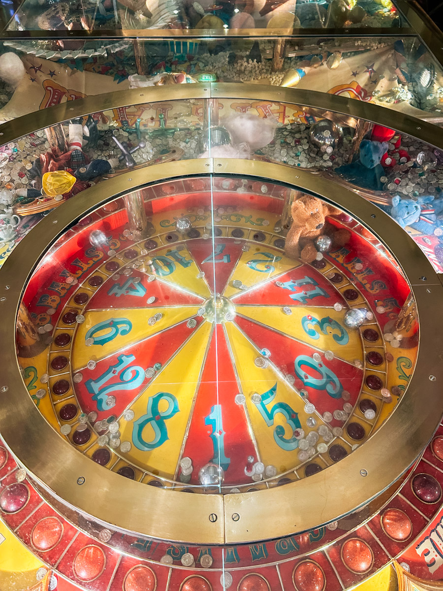 <p>I love that the entrance to the casinos on the older Royal Caribbean ships has these themed floors. This one was a circus theme, I could honestly spend hours looking at all the different elements. </p>