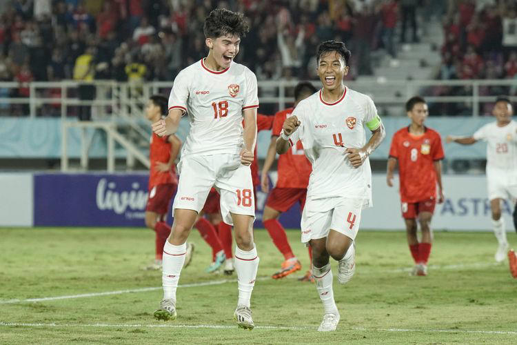 hasil asean cup u-16 2024 - pesta gol setengah lusin ke gawang laos, timnas indonesia lolos ke semfinal