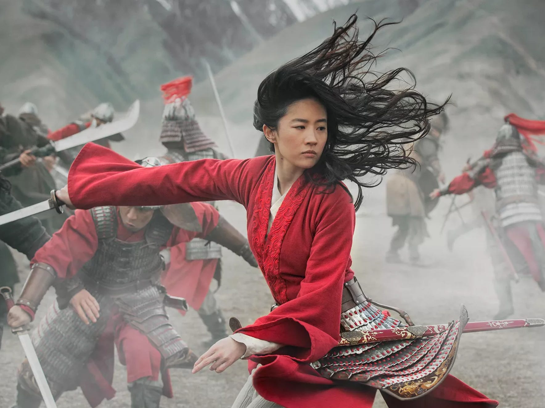 <p>"Mulan" is the live-action remake that was released during the pandemic, so we'll never know how it would have fared at the box office.</p><p>But we're betting it would have done well. "<a href="https://www.businessinsider.com/disney-live-action-mulan-movie-review">Mulan</a>" is a true action movie, which fits well with the subject matter, as Mulan secretly takes her father's place in the Chinese army.</p><p>The 1998 original film has some of the best Disney songs ("Reflection," "I'll Make a Man Out of You," "Honor to Us All"), but the remake wisely <a href="https://www.businessinsider.com/disney-mulan-live-action-differences-from-animated-movie-2020-9">removes them</a>, as the tonal shift from hilarious songs to gritty action would be too jarring. Instead, the songs are subtly worked into the score.</p><p>We also like the addition of Xianniang, a witch who identifies with Mulan's feelings that she doesn't belong. Mulan has no female friends at all in the original, and while these two aren't friends, there's a kinship and respect between the two.</p>