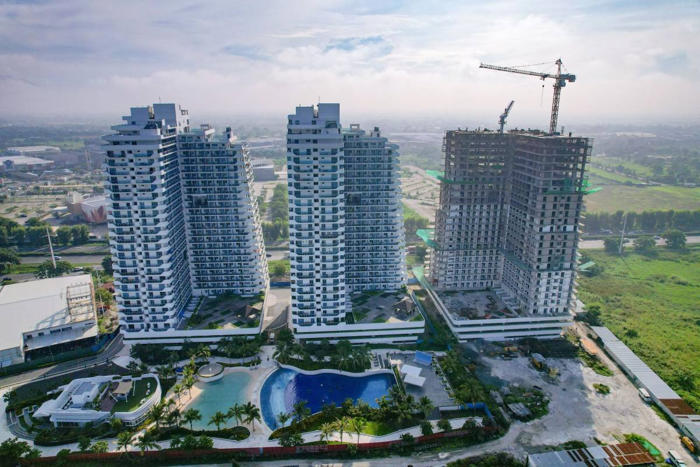 century properties tops off 3rd tower at azure north in pampanga