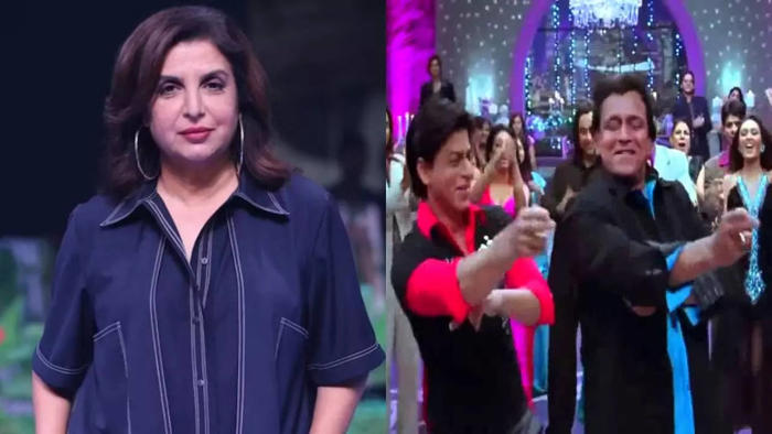 farah khan reveals mithun chakraborty's entry caused stampede on 'om shanti om' set: 'fans gave their phones to shah rukh khan to click their pictures with mithun da'