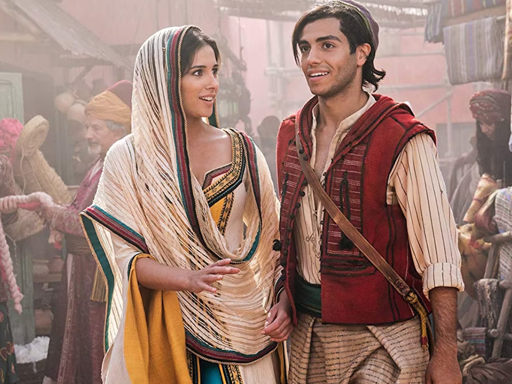 <p>"Aladdin," released in 2019, also made $1 billion around the world. In this case, we have no qualms with <a href="https://www.businessinsider.com/aladdin-live-action-review-2019-5">Mena Massoud or Naomi Scott</a>, who play Aladdin and Jasmine wonderfully.</p><p>Who we can't whole-heartedly support is Will Smith, who plays the Genie. Simply put, no one is competing with Robin Williams' iconic performance in the 1992 original. It's a tour-de-force, one of the best voiceover performances <em>ever.</em></p><p>Smith was never going to be able to compete, and the off-putting <a href="https://www.businessinsider.com/will-smith-genie-live-action-aladdin-meme-twitter-reactions-2019-2">design of his character</a> and his rap-singing did him no favors.</p><p>Also, this movie was, for some reason, directed by Guy Ritchie. Ritchie is known for his action films, and he tried to inject as much action as he could into "Aladdin." But we'd argue this movie doesn't need it! It's a fairy tale about a street urchin falling in love with a princess!</p>