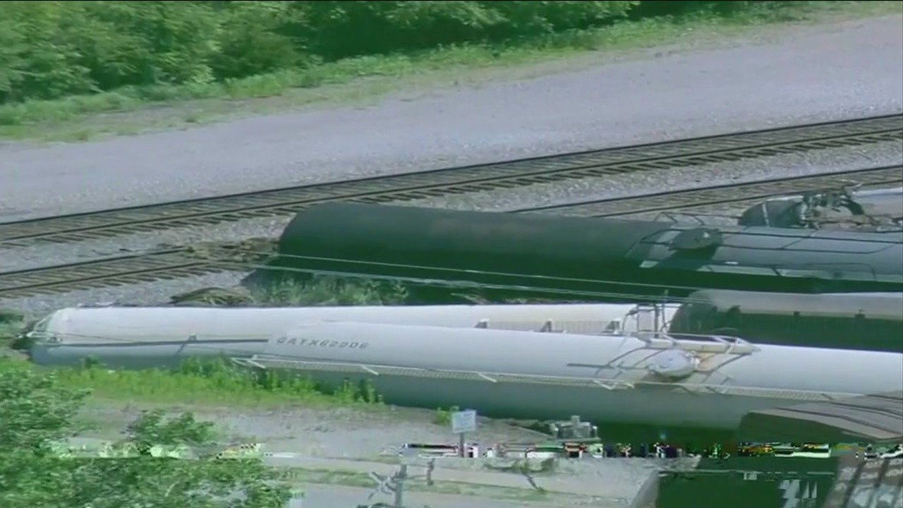 Freight Train Derails In Matteson, Nearby Homes Evacuated