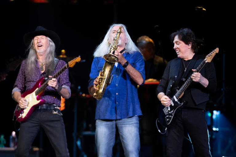 The Doobie Brothers perform at Footprint Center on June 26, 2024, in Phoenix.