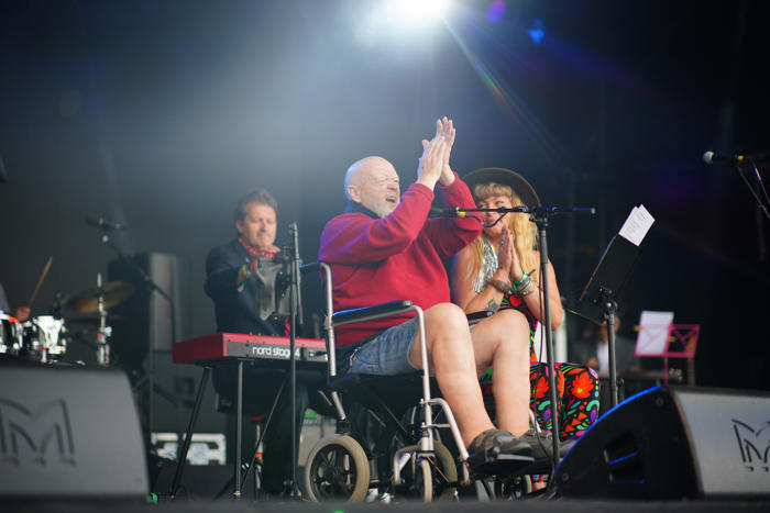 sir michael eavis ‘better than ever’ at 88, says daughter after glastonbury set