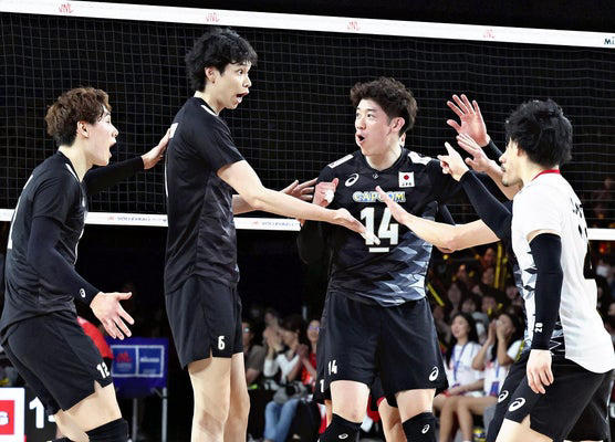 日本がカナダに快勝、ネーションズリーグ４強入り…石川祐希が最多２６得点