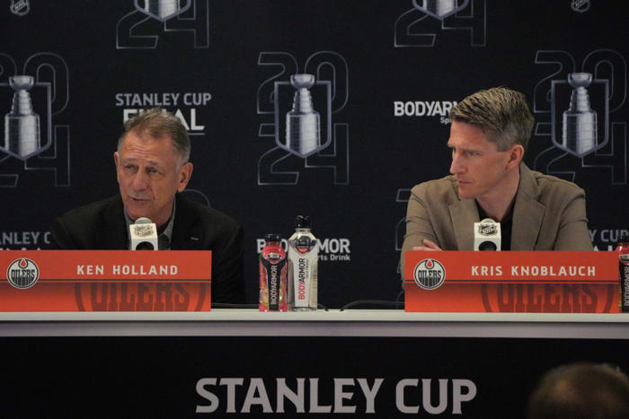 edmonton oilers part with ken holland, who did about everything to make them a winner