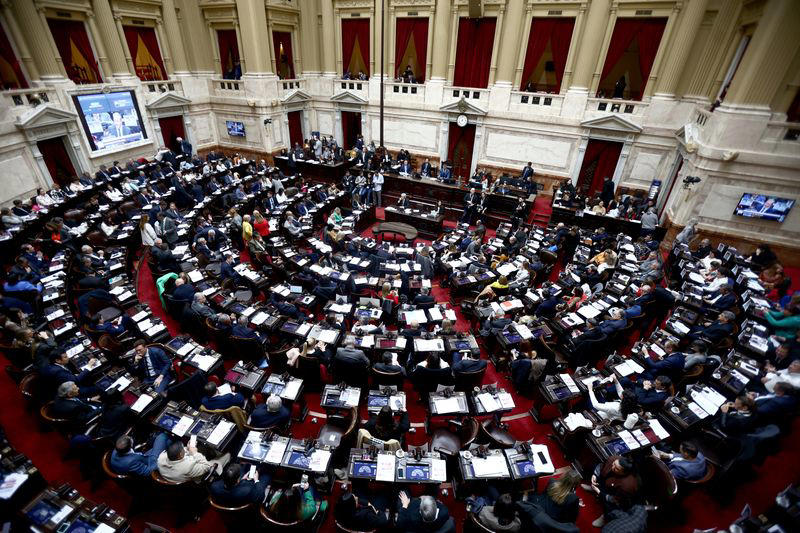 argentina passes economic reform bill in milei's first big legislative win