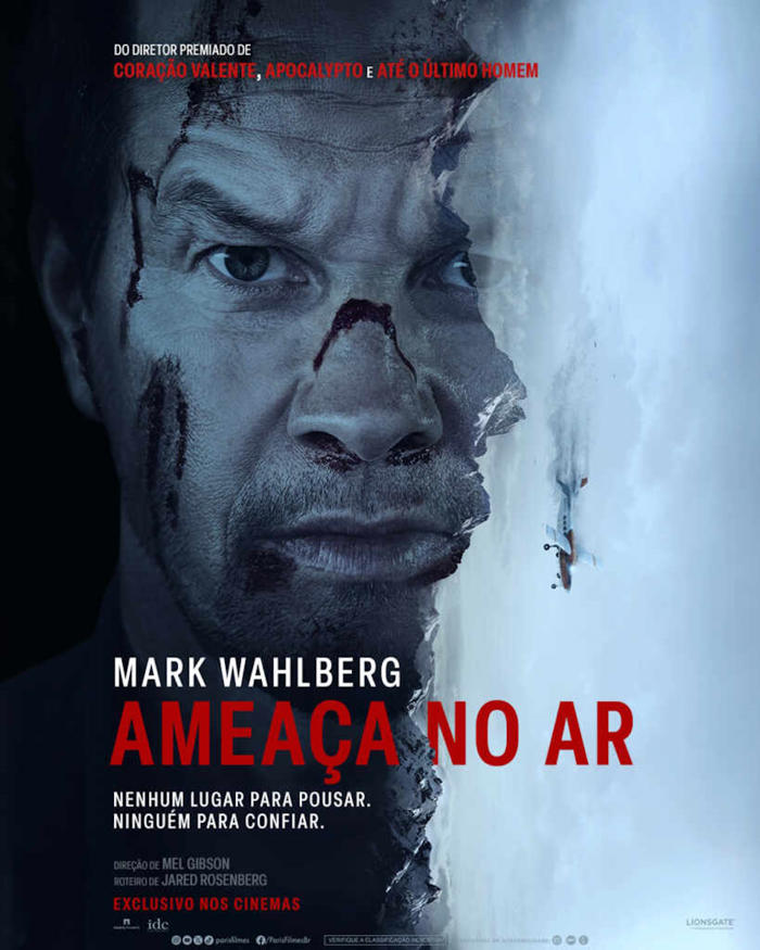 mark wahlberg é piloto psicótico no trailer de “ameaça no ar”