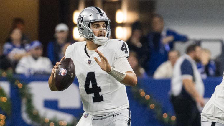 raiders qb aidan o'connell projected to have less-than ideal ceiling