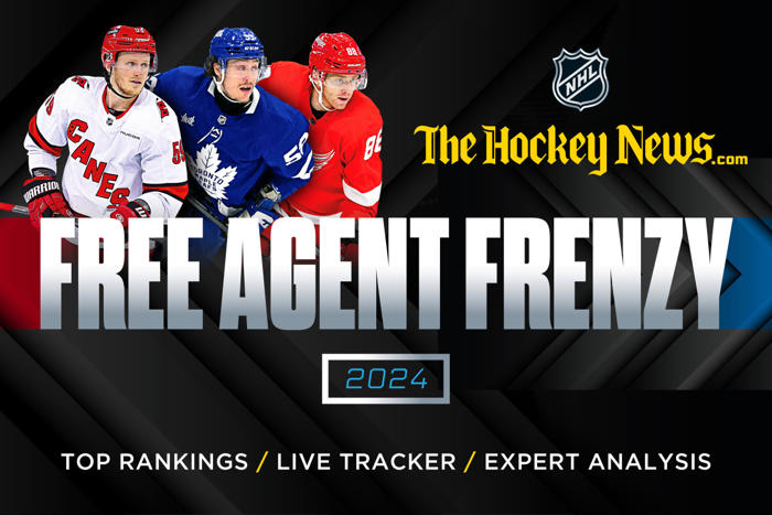 nhl free agent frenzy 2024: tracker, top 50 ranking, analysis