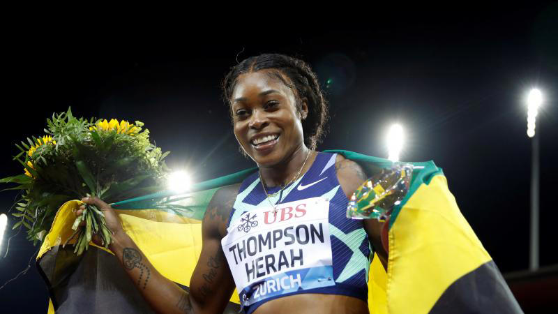 athlétisme : la jamaïcaine elaine thompson-herah, blessée, forfait pour les jeux de paris