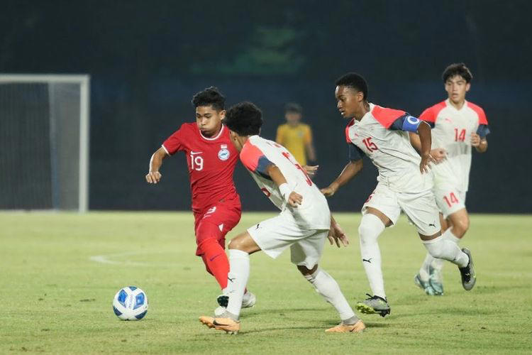 hasil asean cup u-16 2024 - singapura menang telak lawan 10 pemain filipina