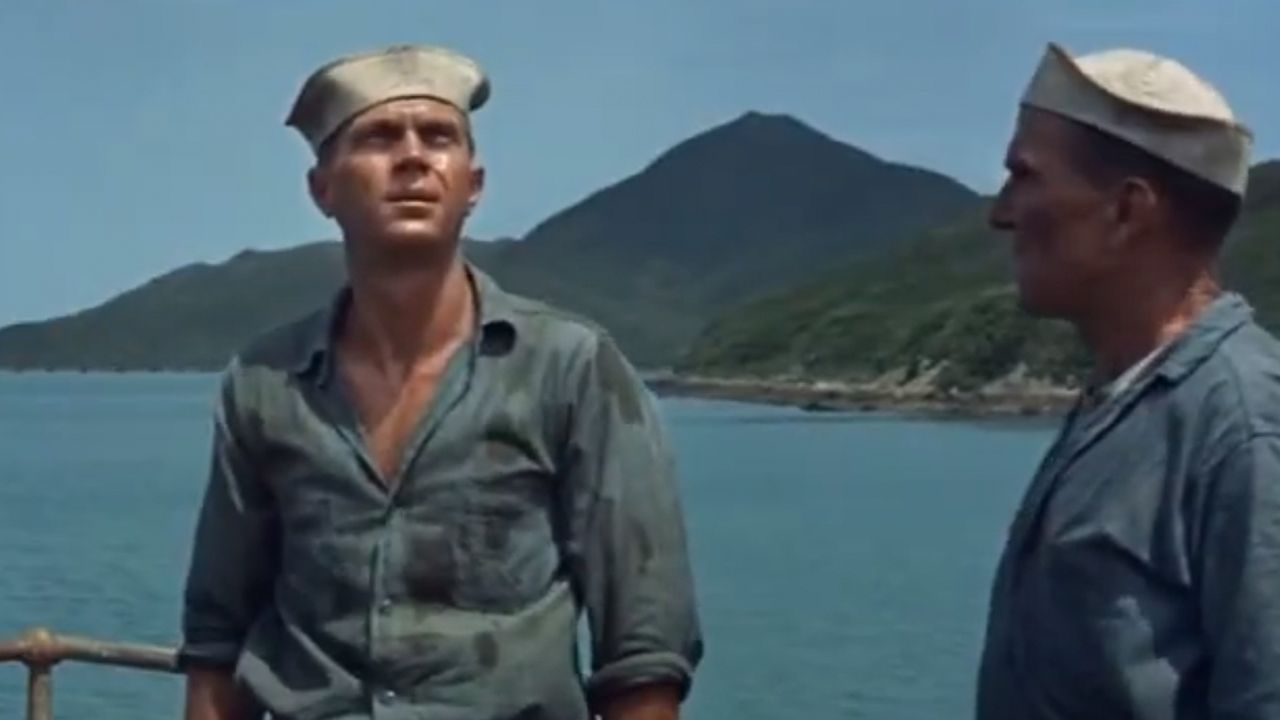 <p>                     1966's <em>Sand Pebbles</em> is an oft-forgotten epic starring Steve McQueen and Richard Attenborough. While most war movies of the era were about World War II, <em>Sand Pebbles</em> takes place in the inter-war period in China. The director, Robert Wise, is mostly famous today for the musicals <em>West Side Story</em> and <em>The Sound of Music</em>, he proves here he can direct a heck of a Navy movie too.                   </p>