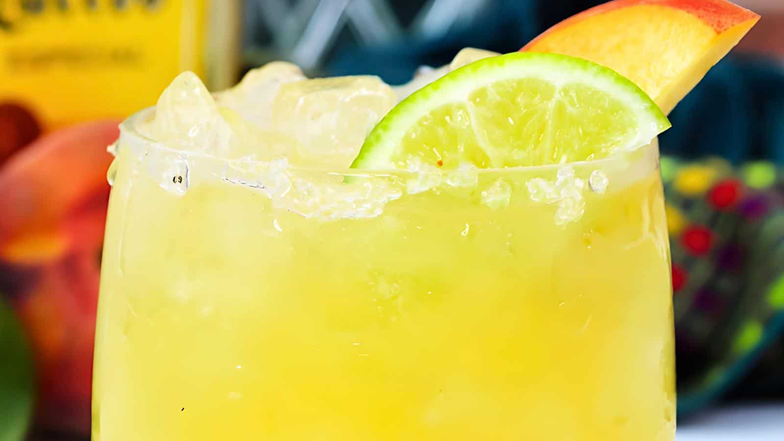 <p>This Peach Margarita is summer in a glass. Blending juicy peaches with tangy lime and tequila, it’s a sweet and tangy cocktail. Add a salted rim for that classic margarita touch!<br><strong>Get the Recipe: </strong><a href="https://www.ohmy-creative.com/recipe/peach-margarita-recipe/?utm_source=msn&utm_medium=page&utm_campaign=msn" rel="noopener">Peach Margarita Recipe</a></p>