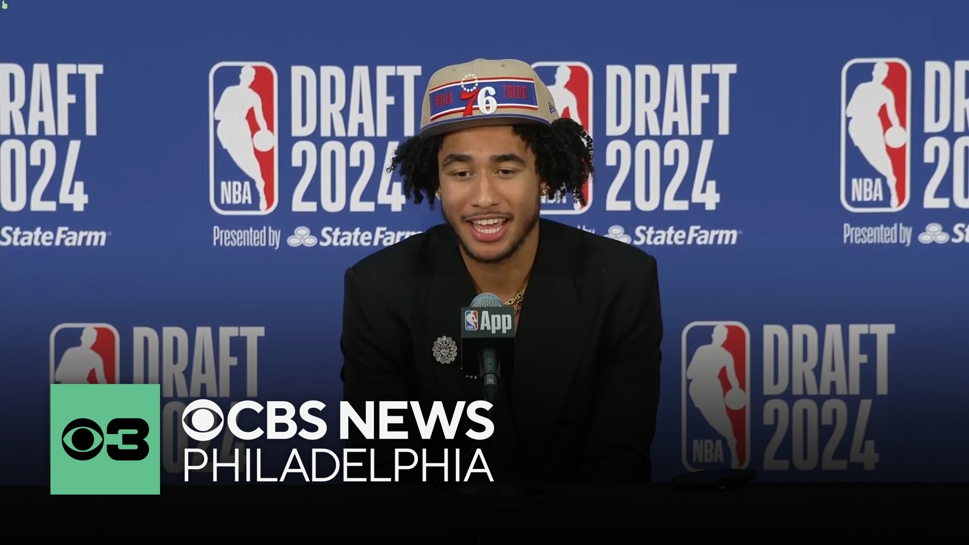 Jared McCain Press Conference: Hear From Philadelphia 76ers' 2024 First ...