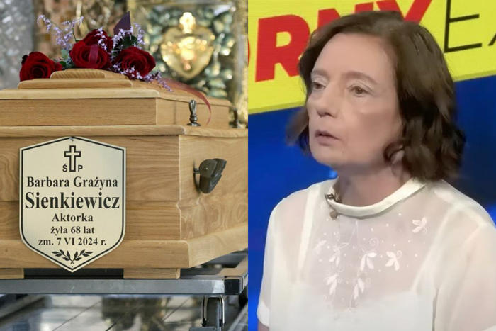 poruszający symbol na pogrzebie barbary sienkiewicz. żałobnicy zwrócili na to uwagę