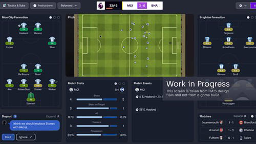 football manager 25 revealed, with women's teams, new ui & different engine