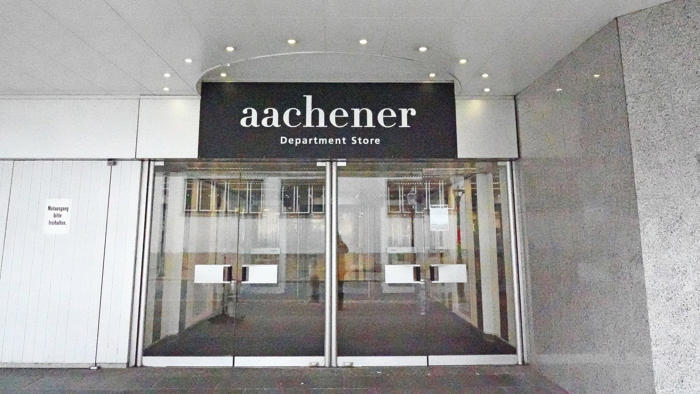 aachener: insolvente modekette stellt betrieb endgültig ein