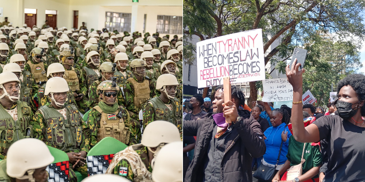 Rules Governing Conduct of KDF Officers Deployed Amid Protests