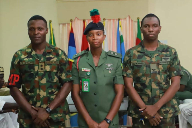 Nigerian Army promotes first female officer trained in UK military academy to Lieutenant