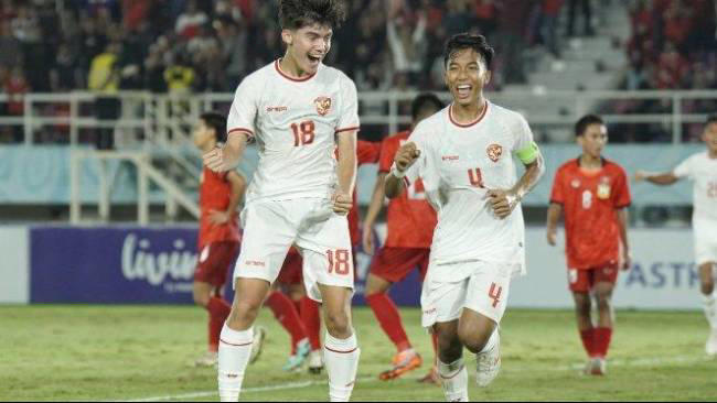 hasil timnas u16 indonesia vs laos: pesta gol 6-1, garuda asia ke semifinal asean cup