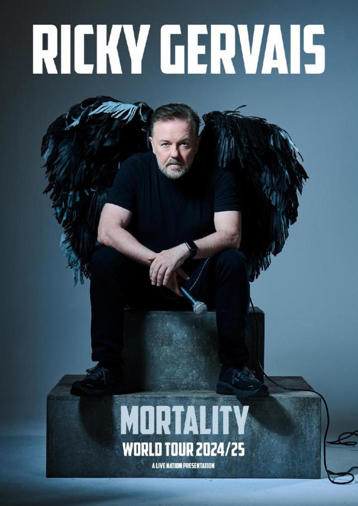 ricky gervais' next tour and netflix special is ‘mortality': ‘we're all gonna die, may as well have a laugh about it'