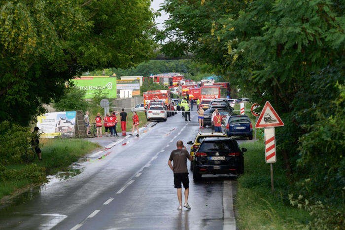 prague-to-budapest train collides with a bus in slovakia, killing 5 people and injuring 5