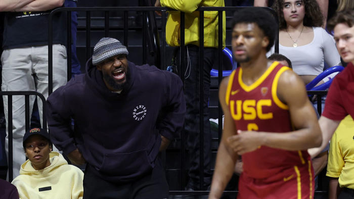 woj fires back at bronny james nepotism complaints: ‘the nba is full of nepotism’