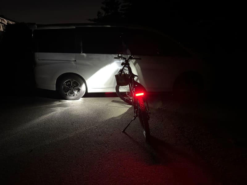 【e-bike試乗レビュー】トレックe-mtbにカスタムしたe-bike専用の自転車ライトに感動!! 人生史上最高に明るく安心