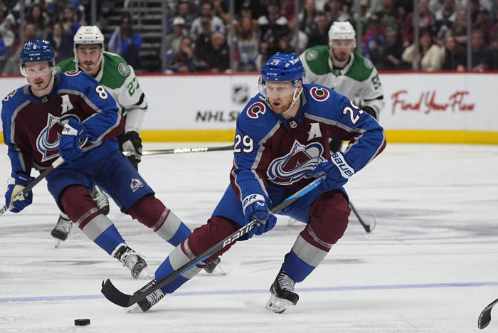 colorado avalanche centre mackinnon wins hart trophy as nhl's most valuable player