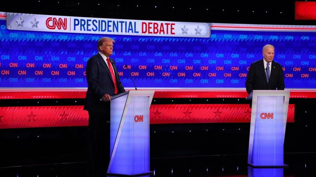 présidentielle américaine 2024: premier débat tendu entre joe biden et donald trump