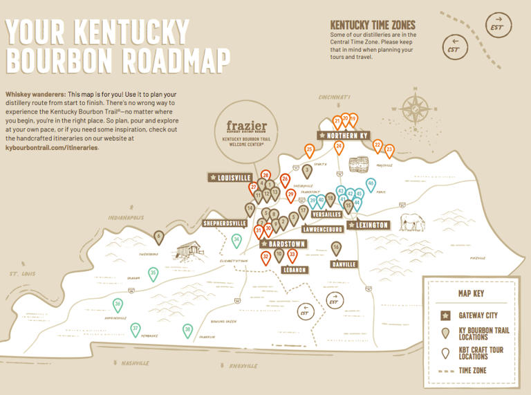 The famous Kentucky Bourbon Trail adds 28 new craft distilleries to its tour