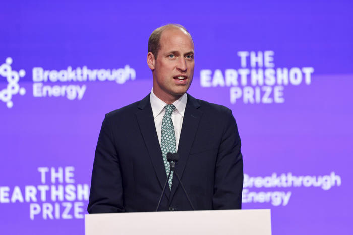 prince william wears tie made from recycled plastic bottles