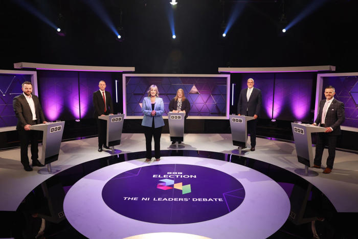 ni politicians clash on health, stormont stability and irish unity in tv debate