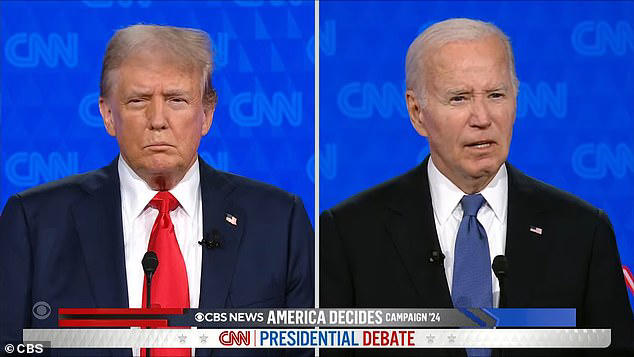 joe biden's scratchy voice at the start of the debate sparks questions