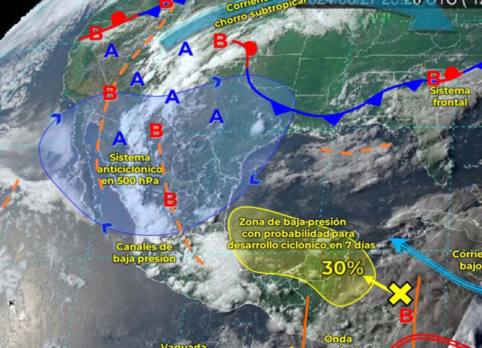 clima en méxico este 28 de junio de 2024: zona de baja presión traerá más lluvias