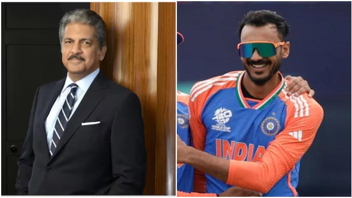 anand mahindra celebrates team india's win with lucky 'axar shades'