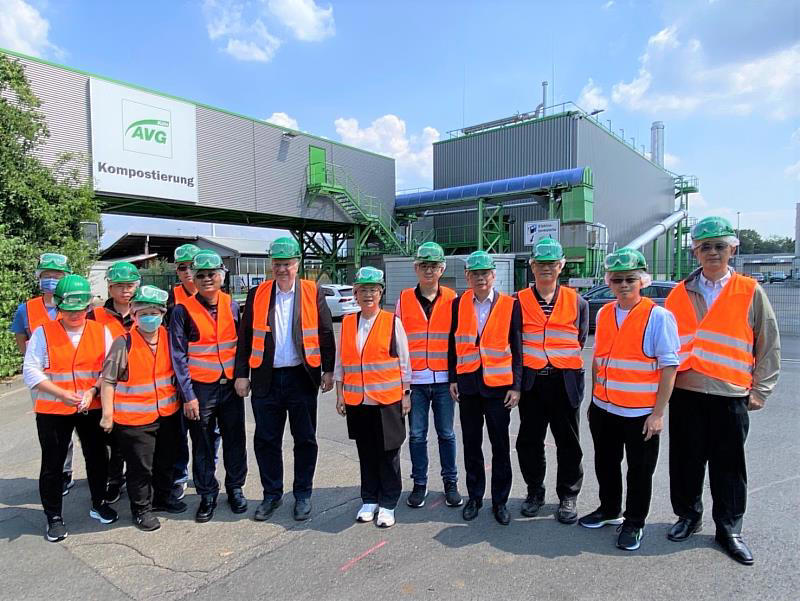 王惠美率團出訪德國 考察廢棄物處理技術 打造廢棄物焚化處理朝向淨零轉型邁進