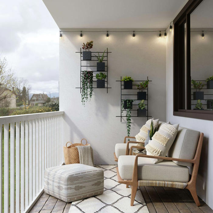 joy op het balkon: 5 decoratietips voor het creëren van een ontspannen oase