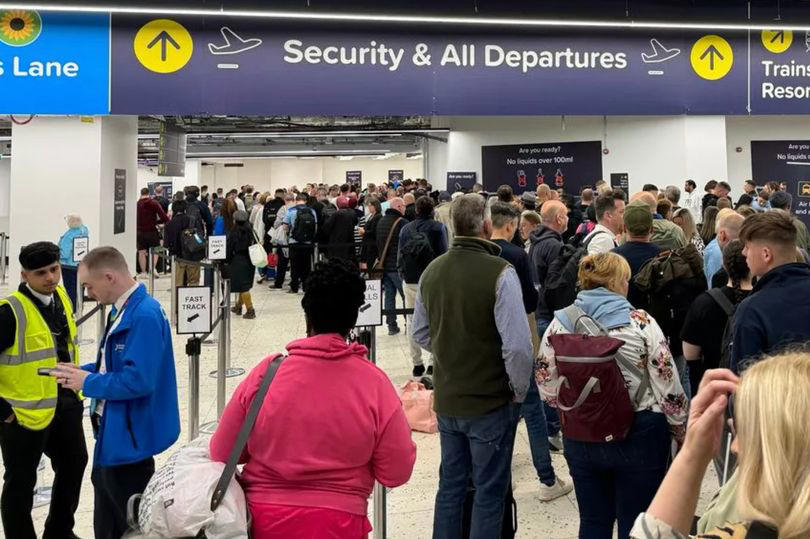 birmingham airport security removed nearly a tonne of liquids in just over three hours