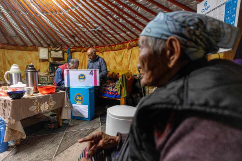mongolians vote amid anger over corruption, sluggish economy