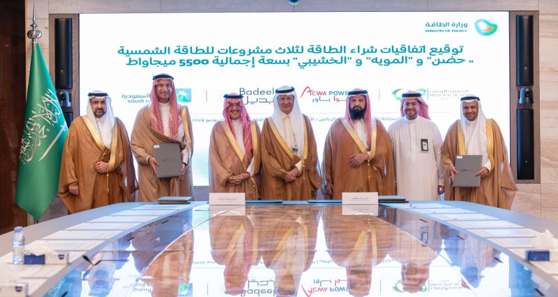 saudi signs deals for 5,500 mw solar projects