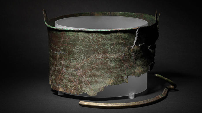 missing 6th century byzantine bucket pieces found