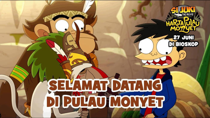 sinopsis si juki the movie: harta pulau monyet, film animasi keren produksi sineas lokal
