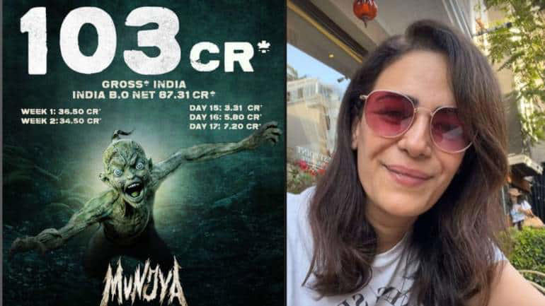 munjya crosses rs 100 cr in india; mona singh celebrates with her family in turkey