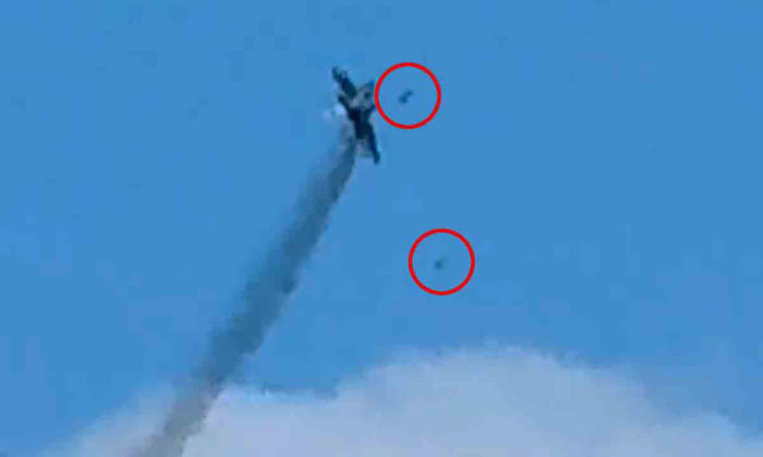 ウクライナのmig-29がaasm 250 hammer爆弾を投下する映像