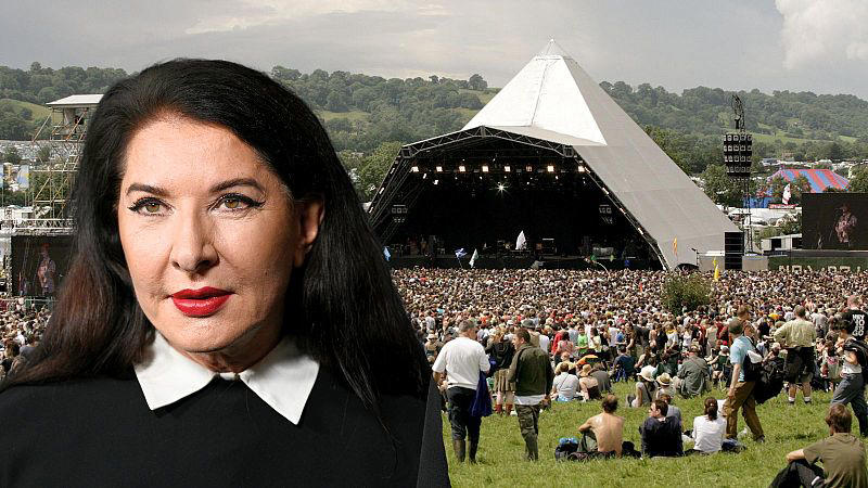 peace and quiet: can marina abramović get the glastonbury crowds to be silent for 7 minutes?