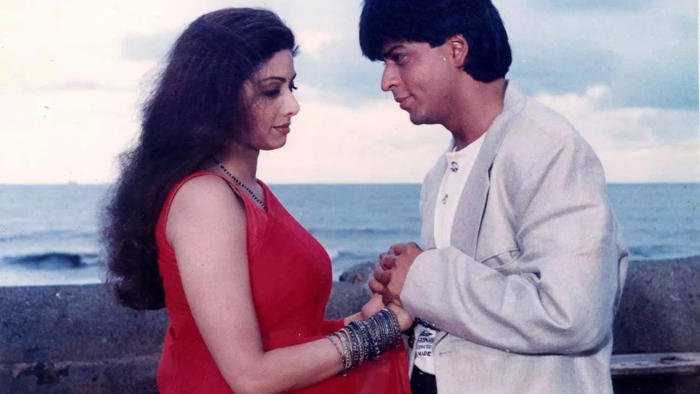 when shah rukh khan aged himself to look compatible with sridevi in action film army