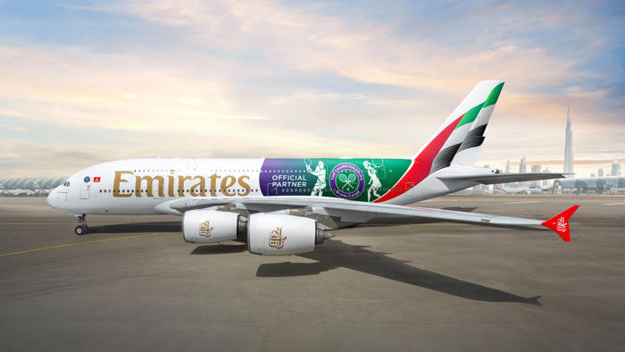 emirates steps into court as official airline partner of wimbledon